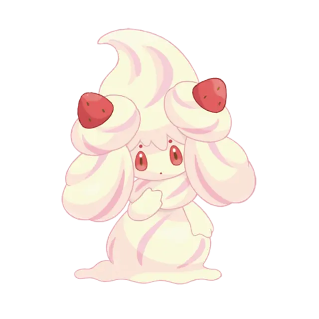 Alcremie, the Cream Pokémon — Fairy-type Pokémon official artwork