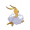 Altaria shiny back-facing sprite from Pokémon Black 2