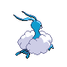 Altaria back-facing sprite from Pokémon White