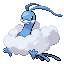 Altaria front-facing sprite from Pokémon Emerald