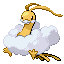 Altaria shiny front-facing sprite from Pokémon Emerald