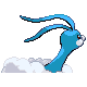 Altaria back-facing sprite from Pokémon SoulSilver