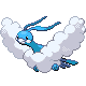 Altaria front-facing sprite from Pokémon SoulSilver