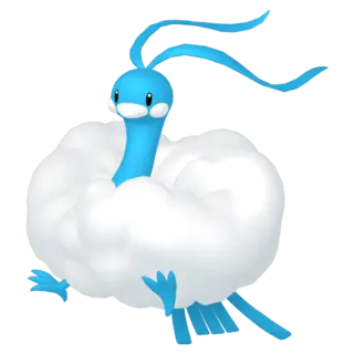 Altaria front-facing sprite from Champions