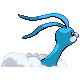 Altaria back-facing sprite from Pokémon Platinum