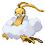Altaria shiny front-facing sprite from Pokémon Ruby