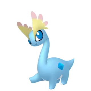 Amaura front-facing sprite from Pokémon Shield