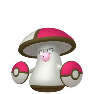 Amoonguss front-facing sprite from Pokémon Sword
