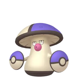 Amoonguss shiny front-facing sprite from Pokémon Sword
