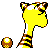 Ampharos back-facing sprite from Pokémon Crystal