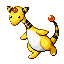 Ampharos front-facing sprite from Pokémon Emerald