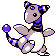 Ampharos shiny front-facing sprite from Pokémon Gold