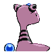 Ampharos shiny back-facing sprite from Pokémon HeartGold