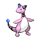 Ampharos shiny front-facing sprite from Pokémon HeartGold