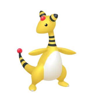 Ampharos front-facing sprite from Legends Za