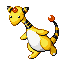 Ampharos front-facing sprite from Pokémon Ruby