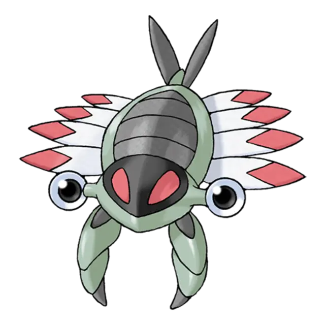Anorith, the Old Shrimp Pokémon — Rock/Bug-type Pokémon official artwork