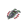 Anorith back-facing sprite from Pokémon Black 2
