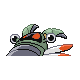 Anorith back-facing sprite from Pokémon Pearl