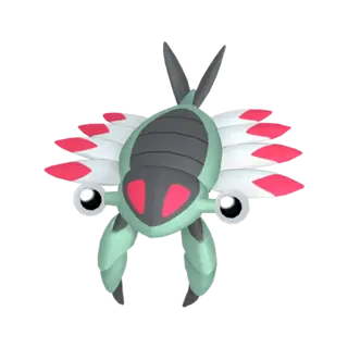 Anorith front-facing sprite from Pokémon Shield