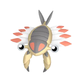 Anorith shiny front-facing sprite from Pokémon Shield