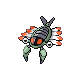 Anorith front-facing sprite from Pokémon Platinum