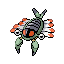 Anorith front-facing sprite from Pokémon Ruby