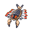 Anorith shiny front-facing sprite from Pokémon Ruby