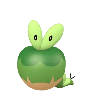 Applin shiny front-facing sprite from Pokémon Shield