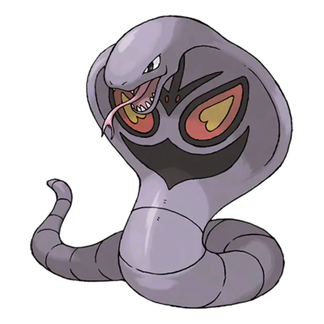 Arbok, the Cobra Pokémon — Poison-type Pokémon official artwork