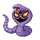 Arbok front-facing sprite from Pokémon Pearl