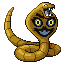 Arbok shiny front-facing sprite from Pokémon Emerald
