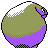 Arbok shiny back-facing sprite from Pokémon Gold