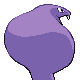 Arbok back-facing sprite from Pokémon HeartGold