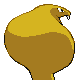 Arbok shiny back-facing sprite from Pokémon HeartGold