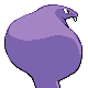 Arbok back-facing sprite from Pokémon Platinum
