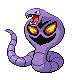 Arbok front-facing sprite from Pokémon Platinum