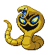 Arbok shiny front-facing sprite from Pokémon Platinum