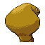 Arbok shiny back-facing sprite from Pokémon Sapphire