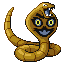 Arbok shiny front-facing sprite from Pokémon Sapphire