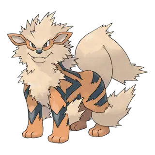 Arcanine official artwork