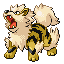 Arcanine shiny front-facing sprite from Pokémon Emerald