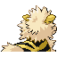 Arcanine shiny back-facing sprite from Pokémon Sapphire
