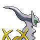 Arceus back-facing sprite from Pokémon Diamond