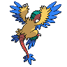 Archeops back-facing sprite from Pokémon White 2