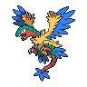 Archeops front-facing sprite from Pokémon White