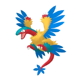 Archeops front-facing sprite from Pokémon Sword