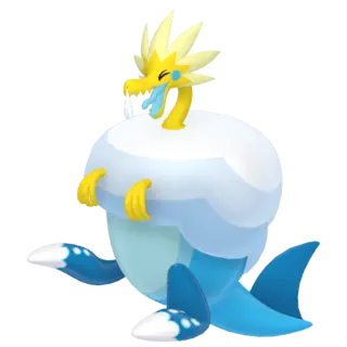 Arctozolt front-facing sprite from Pokémon Sword