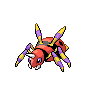 Ariados front-facing sprite from Pokémon Black 2