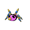 Ariados shiny back-facing sprite from Pokémon Black 2